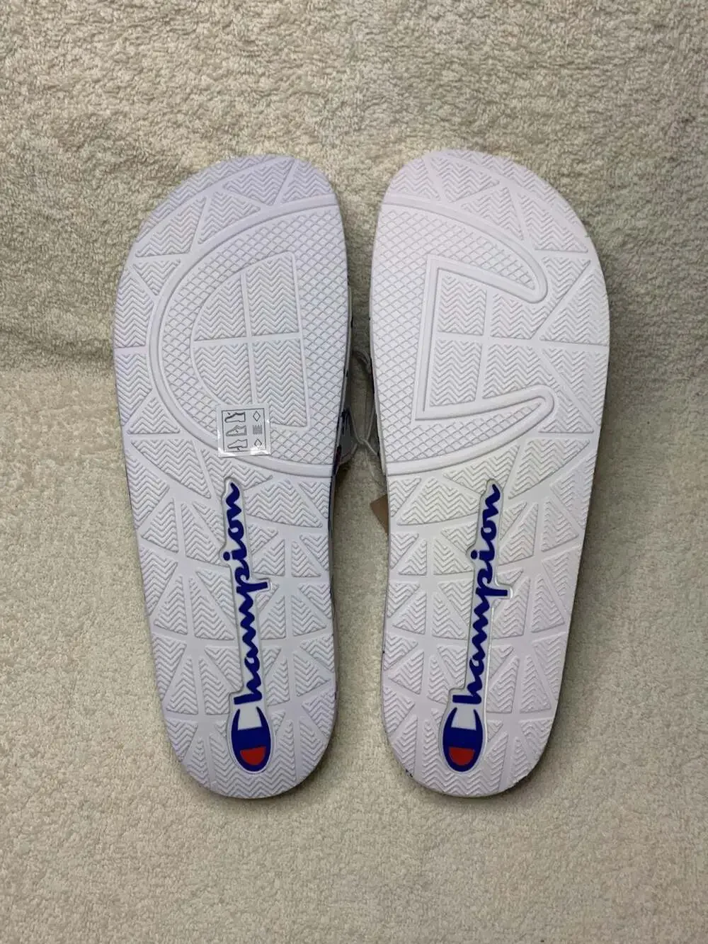 Champion Men's IPO Warped Slides Size 13